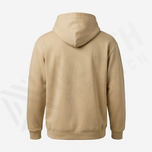 Sweat-shirt à capuche épais et surdimensionné en molleton 350 GSM, style streetwear, personnalisable, vente en gros, vêtements haut de gamme, OEM - Product Image 2