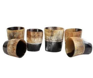 buffalo horn glass Viking cup hand made <b>drinkware</b> <b>accessories</b> - Product Image 1