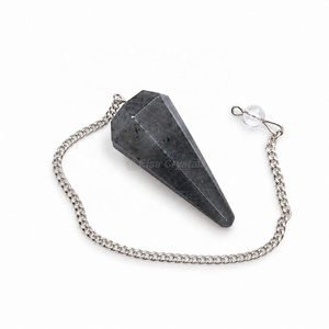 Péndulo de Cristal Natural de Lapislázuli, Péndulo de Adivinación, Accesorio de Radiestesia Espiritual, Exportador de Péndulos de Piedras Preciosas al por Mayor - Product Image 3
