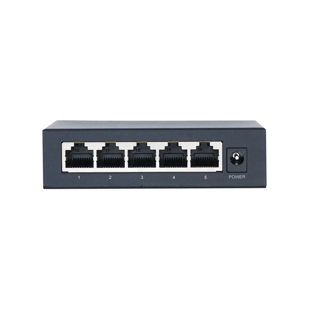 Manufacturers Best Buy Price 5 9 100M Gigabit Port Malta Vlan Support Unmanaged Poe Switch for Hikvision Cctv · image 1