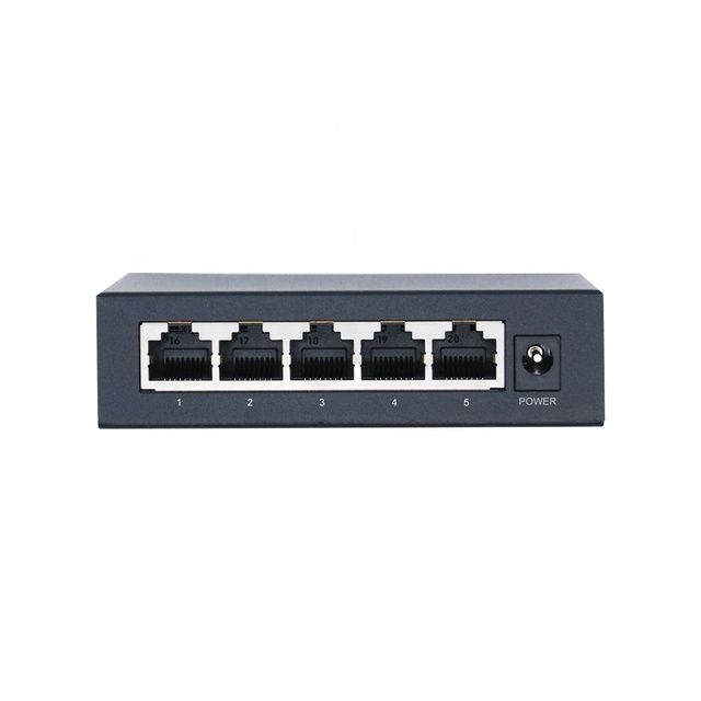 Manufacturers Best Buy Price 5 9 100M Gigabit Port Malta Vlan Support Unmanaged Poe Switch for Hikvision Cctv