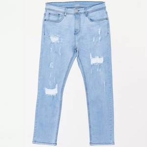 ZABEX SPORTS Jeans en denim classiques pour hommes, coupe régulière, respirants, unis, pour l'hiver et l'été, de haute qualité, pour un usage quotidien - Product Image 3