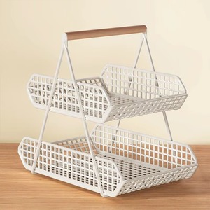Creative Vintage Designer Home Organizer Metal Fruit <b>Basket</b> Iron <b>Wire</b> Eco-Friendly Space Saving <b>Storage</b> <b>Basket</b> - Product Image 2
