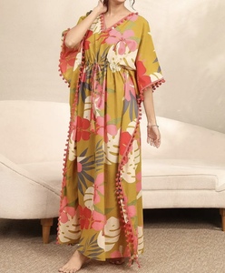 Nuevo y Elegante Kaftán de Dubái para Mujer, Kaftán con Trabajo Artesanal, Ropa Islámica Tradicional y Accesorios Diseñados para Musulmanas - Product Image 5