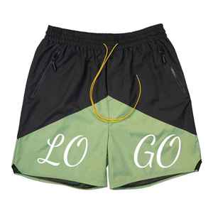 กางเกงขาสั้นผู้ชายคุณภาพสูงสั่งทำพิเศษ มีกระเป๋าข้าง เชือกผูกเอว ผ้าตาข่ายทึบ พิมพ์ลายแบบซับลิเมชั่นเต็มตัว สไตล์ลำลอง - Product Image 1