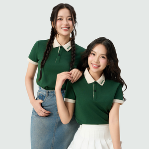 Asequible Polo para hombre Contraste Placket 70% Mezcla de algodón Transpirable Estirable Listo para enviar a granel - Product Image 2