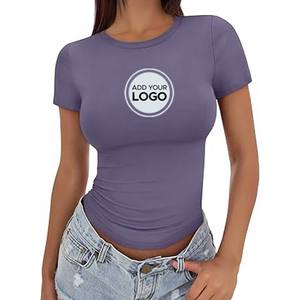 T-shirt pour femmes avec design personnalisé - Tissu en bambou/coton écologique - Product Image 1