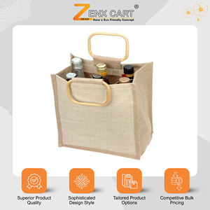 Bolsas de Vino de Yute Extra Grandes, Fabricadas en India, 100% Calidad Garantizada, Más Vendidas, Disponibles con Opción Personalizada a Bajo Precio - Product Image 2