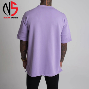 T-shirt long surdimensionné pour homme, nouvelle collection, 100% coton, séchage rapide, respirant, haute qualité, professionnel chez NURAK 2026 - Product Image 5