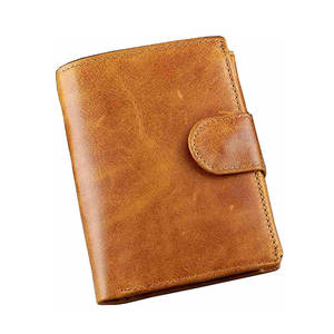 Carteras de Cuero para Hombre Más Vendidas al por Mayor, Carteras de Cuero Genuino Largas, Duraderas, de Lujo y a la Moda, de Alta Calidad - Product Image 1