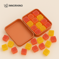 3.5g Boîte métal personnalisée pré-roulée sécurisée enfant 7pack tabac menthe bonbon mini à charnière