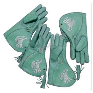 Guantes de Cetrería Falcon 2026, Guantes de Cuero Personalizados de Alta Calidad para el Crianzamiento de Halcones y la Manipulación de Aves - Product Image 4