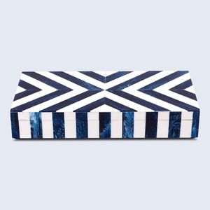 Designer Resin Inlay MDF Storage Box Handmade Geometric Pattern Multipurpose Jewelry Organizer Decorative Gift Box - Product Image 2