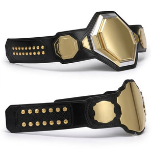 Ceinture de championnat MMA, réplique personnalisée, ceinture de récompense pour la lutte professionnelle, 100% cuir véritable, personnalisable - Product Image 2