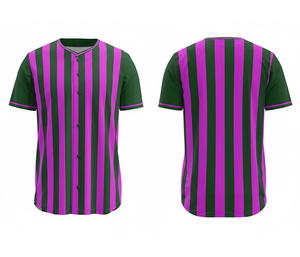 Fournisseur d'uniformes de baseball personnalisés, maillot sublimé léger à manches courtes, logo et numéros personnalisés |   Base en polyester respirant - Product Image 6