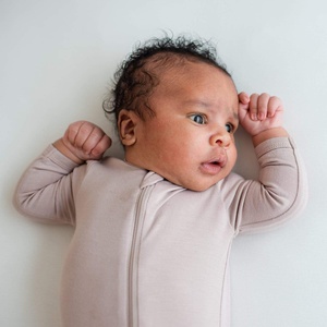 EVERYSTEP-Pelele con cremallera para bebé, ropa para recién nacido, algodón de bambú, Unisex, licra, a presión, para dormir y jugar - Product Image 3