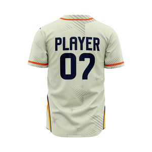 <b>Custom</b> Printed Men's Summer/Winter High Quality Baseball <b>Softball</b> Jerseys Short Sleeve Breathable Quick Dry 100% Polyester - Product Image 3