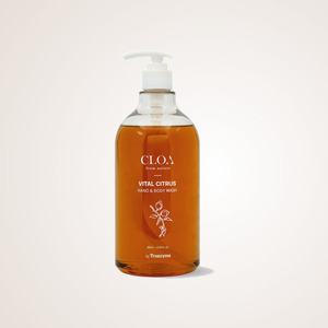 Gel douche parfumé aux agrumes Cloa Vital par Truezyme 800ml, crème de soin corporel parfumée au néroli et aux agrumes - Product Image 4