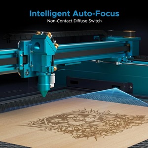 100W CO2 Laser <b>Engraver</b> & Cutter – 40"x24" Workspace, 1,000mm/s Speed, Autofocus, 2-Way Pass, Air , for Wood - Product Image 2