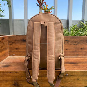 2024 vente chaude classique de luxe de haute qualité en cuir véritable sac à dos décontracté plusieurs voies utilisation affaires ordinateur portable voyage sacs à dos - Product Image 4