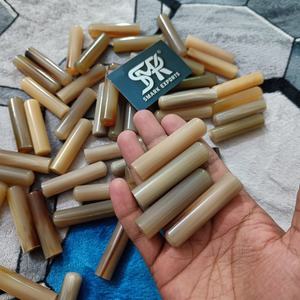 Rouleaux de cornes de buffle en vrac, cylindres artisanaux naturels polis de qualité supérieure pour poignées, tampons, pipes à fumer et fabricants - Product Image 1