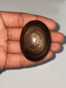 New Arrival High Quality Copper Obsidian Cabochon Natural Mixed Shape Loose Gemstone <b>Silver</b> Pendant Handmade for High Quality - Product Image 5