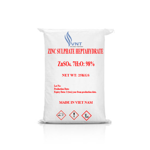 Sulfato de Zinc Monohidratado en Polvo Marca VNT, Vietnam |   Grado Industrial, 99% de Pureza |   CAS 7446-20-0 |   EINECS 231-793-3 |   Agricultura - Product Image 4