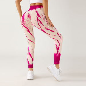 Leggings Deportivos Tie Dye Sin Costuras para Mujer, Pantalones de Yoga, Leggings Deportivos para Gimnasio, Fitness y Entrenamiento - Product Image 1