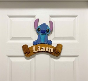 Plaques de porte en bois décoratives pour chambre d'enfant, avec nom, à suspendre, thème dessin animé, pour enfants, exportation en gros Vietnam - Product Image 3