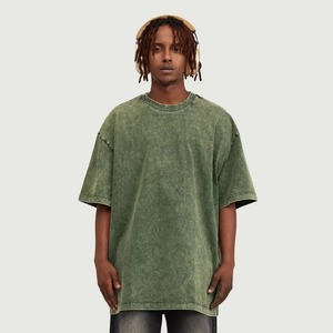 Camiseta Personalizada para Hombre, Talla Grande, 100% Algodón, Bordado en Caliente, Estilo Vintage, Camiseta de Alta Calidad, Ropa al por Mayor - Product Image 2