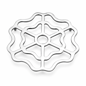 Trivet de Aluminio con Diseño de Telaraña |   Protector de Mesa Decorativo Resistente al Calor para Ollas Calientes, para Cocina, Comedor, Decoración del Hogar, Uso Diario - Product Image 3