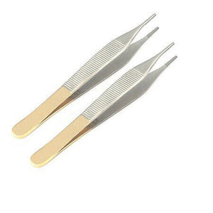 Micro Adson Tissue <b>Plier</b> TC Plain Tweezer 12cm Dental Surgical Forceps Instruments - Product Image 5