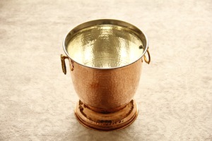 Lavish Gold Hammered Design Mirror Finished <b>Ice</b> Tubs Perfect For <b>Garden</b> Events And Adding Premium Decorative Look To Bar Counter - Product Image 3