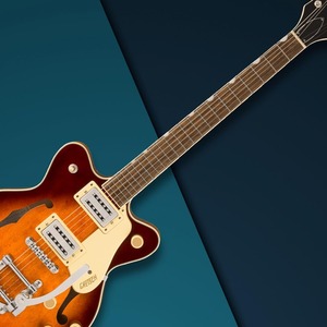 <span class=keywords><strong>Guitare</strong></span> électrique Streamliner Center Block Jr. Double-Cut avec Bigsby et touche en laurier (Forge Glow) – Pack avec étui <span class=keywords><strong>Gretsch</strong></span> - Product Image 3