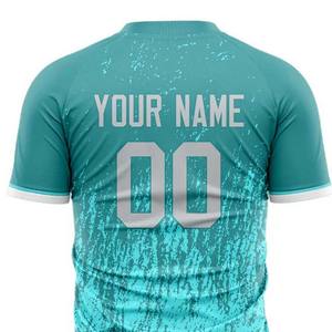 Uniforme de Fútbol Personalizado al por Mayor de Secado Rápido para Adultos, Transpirable, Corte Automatizado, Jersey de Fútbol con Nombre de Club/Equipo, 100% Poliéster, Protección UV - Product Image 2