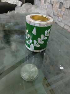 Mubkhar artisanal en bois avec incrustation de nacre – Brûleur de Bakhoor fait main pour Oud, encens et décoration arabe élégante - Product Image 2