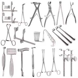 Juego de Instrumentos de Cirugía Torácica Dom Med Dynamics de 21 Piezas, Acero Inoxidable, Manual, para Emergencias Toracotómicas - Product Image 1