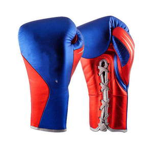 Guantes de Boxeo MMA Sanda de Alta Calidad Hechos a Medida con Logotipo Personalizado, Cuero Vacuno Auténtico, Diseño de Medio Dedo, Cierre de Gancho y Bucle - Product Image 5