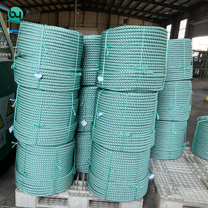 <span class=keywords><strong>Cordage</strong></span> <span class=keywords><strong>marin</strong></span> flexible haute résistance en PP torsadé à 3 brins 6mm-12mm, en HDPE, PP, PE, Nylon, bleu, vert, durable, type Danline - Product Image 4