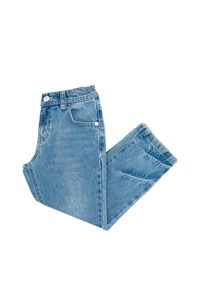 Men's Knitted Denim Breathable Waterproof Summer Straight-leg <b>Jeans</b> - Product Image 6