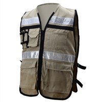 Chalecos de Seguridad de Alta Visibilidad Impermeables de Diseño Superior para Hombre, Lavables, con el Mejor Material de Spandex