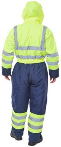 Combinaison de sécurité haute visibilité, vêtements de travail réfléchissants, combinaison de protection personnalisée avec logo, pour les travailleurs de la construction et des usines - Product Image 4