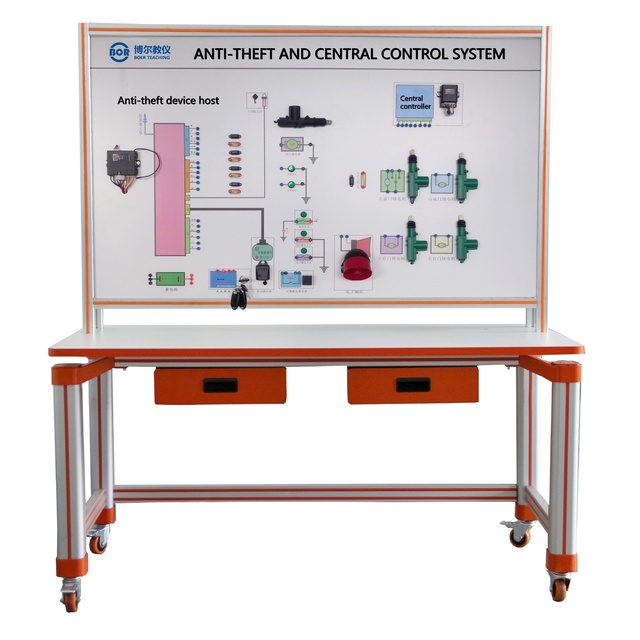 Training Institution Equipment New Energy Car Fuel Vehicle Anti Theft and Central Control System for School Automotive Teaching
