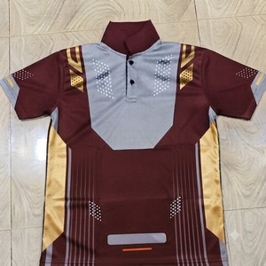 Maillot de sport personnalisé par sublimation, manches courtes, uniforme d'entraînement performant pour équipe, vêtements respirants, tenue d'entraînement OEM ODM - Product Image 2