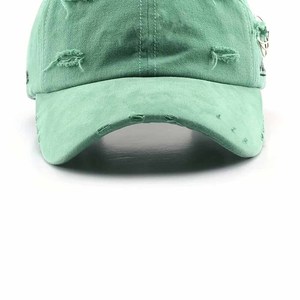 Casquette Dad Hat Unisexe en Coton Imprimé Effet Vieilli Kaki, Style Décontracté pour le Streetwear, Réglable, Vente en Gros - Product Image 4