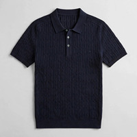 Harga Pabrik Kain Katun Poliester Twill Unisex Kasual untuk Kemeja Golf Pria dengan Bordir & Sablon Custom