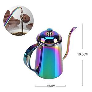 Bouilloire à café en acier inoxydable OEM à long bec col de cygne pour le café filtre, théière de précision pour la préparation du café, outil de barista - Product Image 2