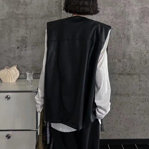 Nuevo Chaleco de Cuero para Mujer, Estilo Biker, de Invierno, Hecho a Medida, de Alta Calidad, Tejido, Prenda Exterior Moderna - Product Image 3