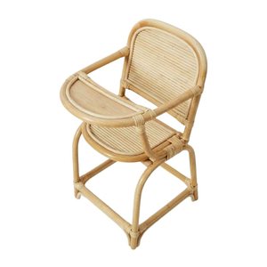 Chaise haute en rotin pour poupée, style australien, mobilier esthétique pour enfants, prix d'usine, vente chaude, jouet décoratif artisanal - Product Image 2