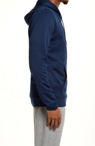 เสื้อฮู้ดออกกำลังกายผู้ชาย,เสื้อแขนยาวน้ำหนักเบาอบอุ่นโพลีเอสเตอร์ขนแกะแฟชั่นยิมวิ่งกีฬามีซิป - Product Image 3